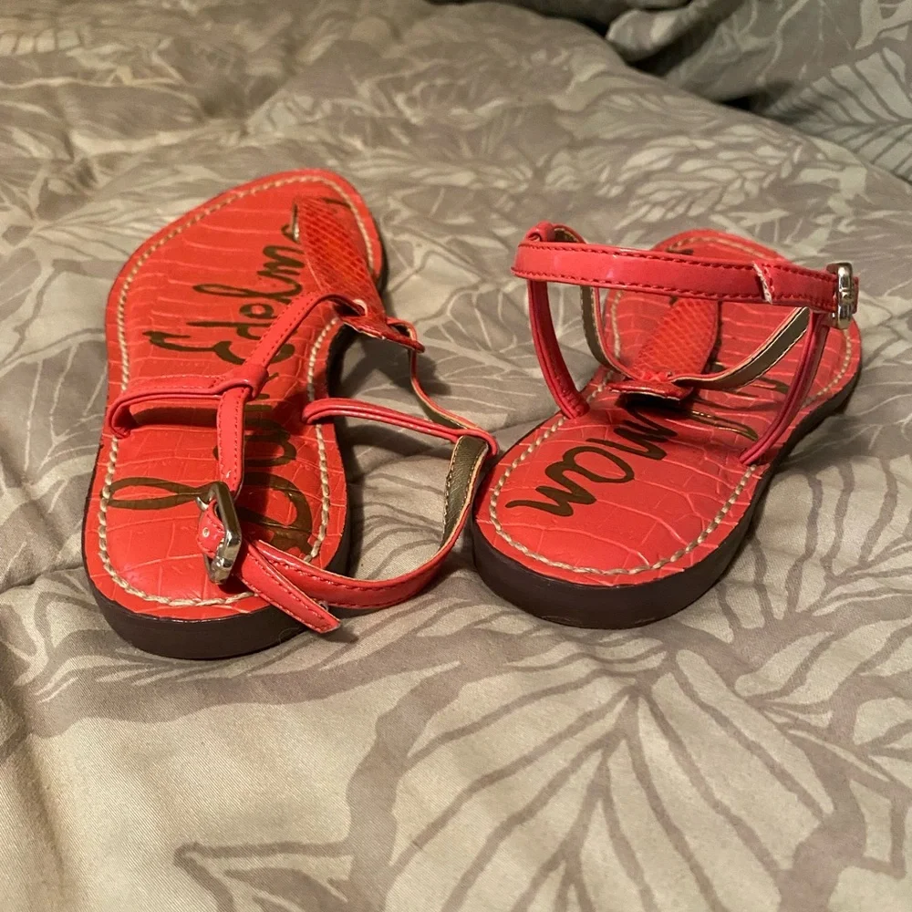Sam Edelman Gigi orange Sandals - Picture 6 of 8
